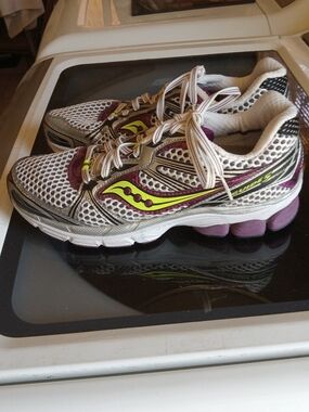 Saucony Women’s White & Purple Running Shoes
